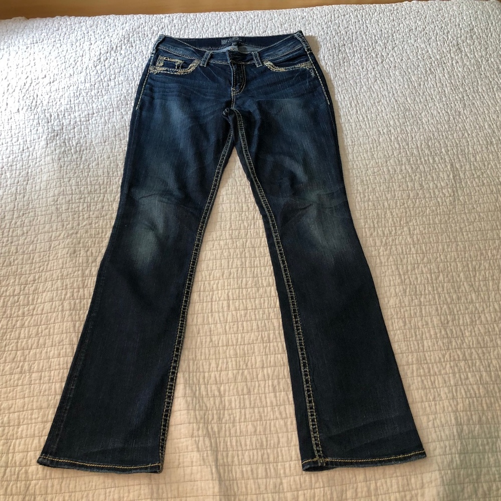 Silver Suki Jeans